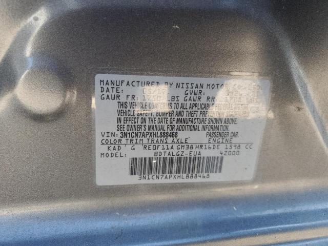 2017 NISSAN VERSA S - 3N1CN7APXHL888468