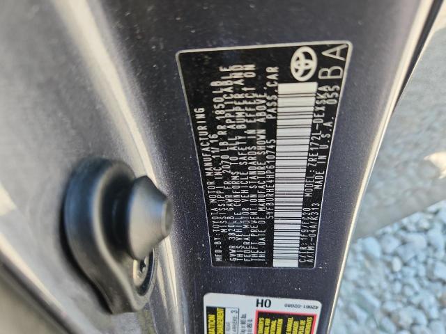 2017 TOYOTA COROLLA L 5YFBURHE4HP610745