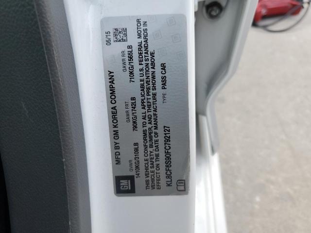 2015 CHEVROLET SPARK 2LT KL8CF6S90FC792127