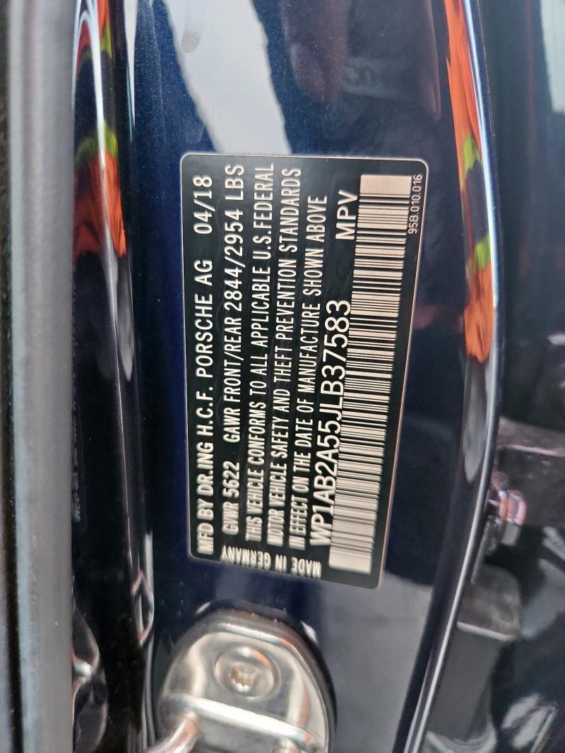 2018 PORSCHE MACAN S WP1AB2A55JLB37583