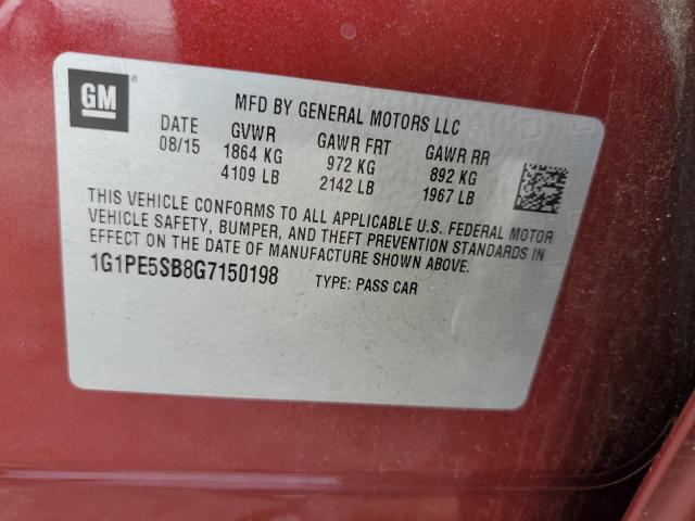 2016 CHEVROLET CRUZE LIMI 1G1PE5SB8G7150198