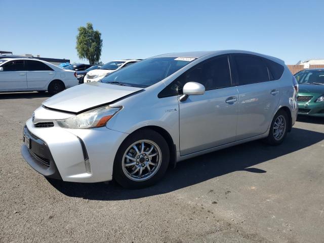 TOYOTA PRIUS V 2017 silver  hybrid engine JTDZN3EU6HJ061641 photo #1
