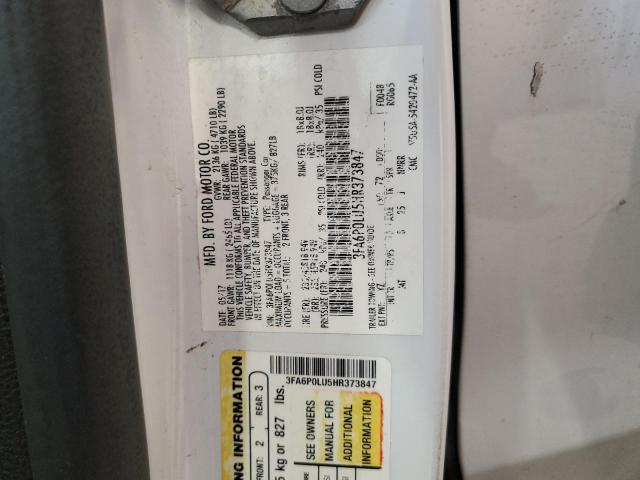 2017 FORD FUSION SE HYBRID - 3FA6P0LU5HR373847