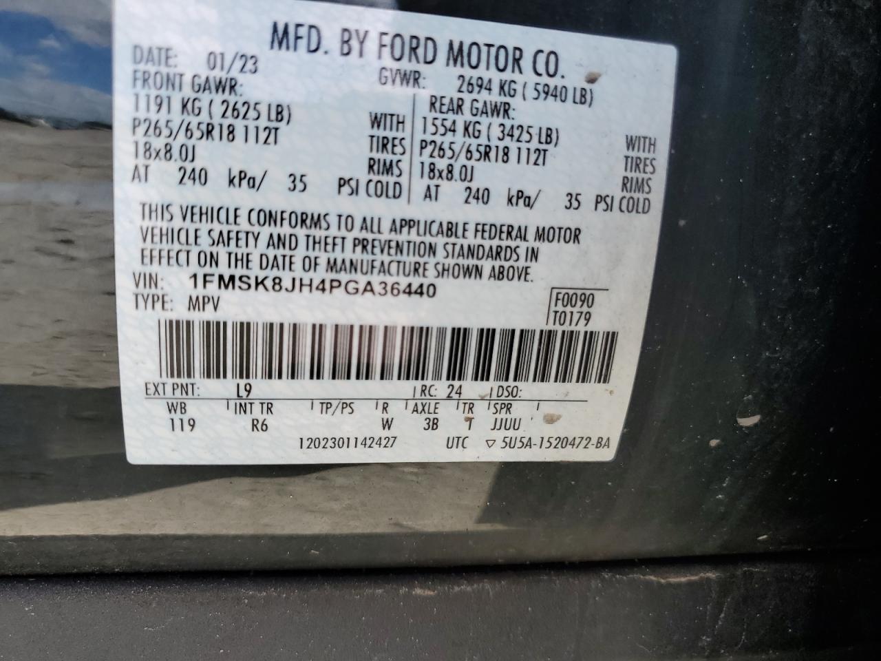 FORD EXPLORER TIMBERLINE