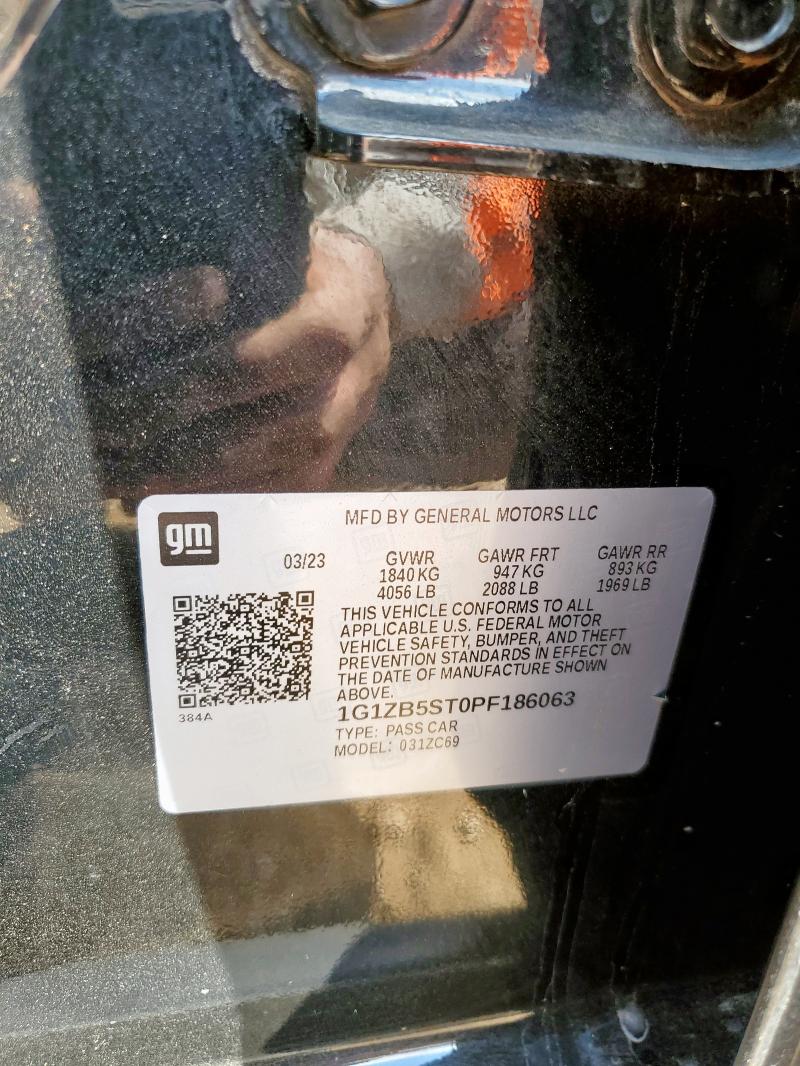 2023 CHEVROLET MALIBU LS 1G1ZB5ST0PF186063