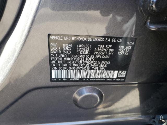2021 HONDA HR-V EX 3CZRU5H56MM710395