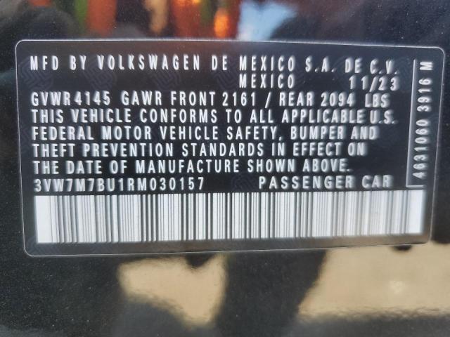 2024 VOLKSWAGEN JETTA SE 3VW7M7BU1RM030157
