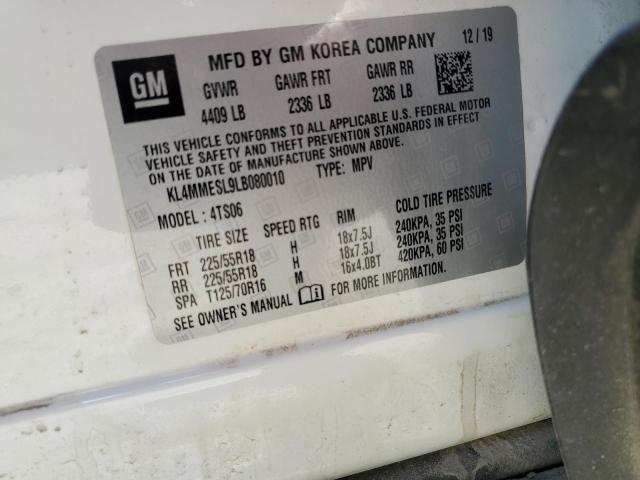 2020 BUICK ENCORE GX - KL4MMESL9LB080010