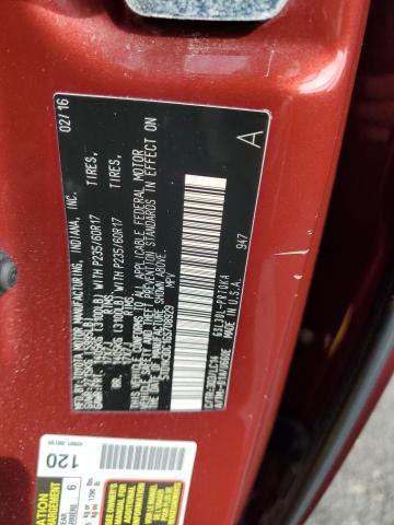 2016 TOYOTA SIENNA XLE 5TDYK3DC1GS708929