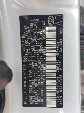 2017 TOYOTA COROLLA L 2T1BURHEXHC818693