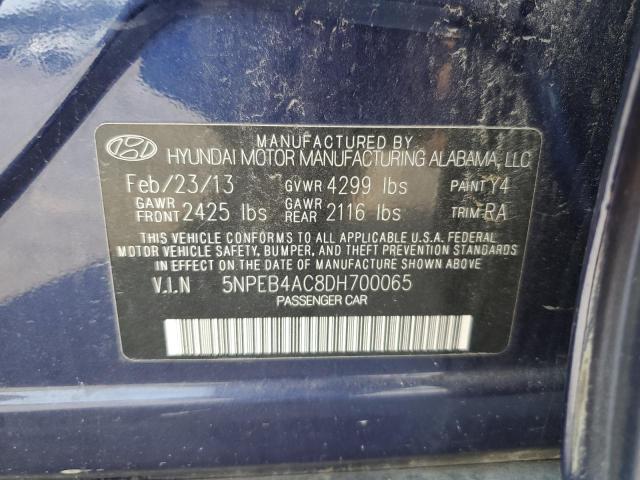 2013 HYUNDAI SONATA GLS - 5NPEB4AC8DH700065