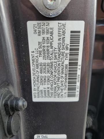 2021 HONDA CR-V EXL 7FART6H80ME023866