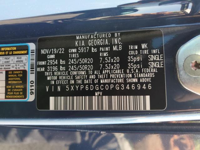 2023 KIA TELLURIDE - 5XYP6DGC0PG346946