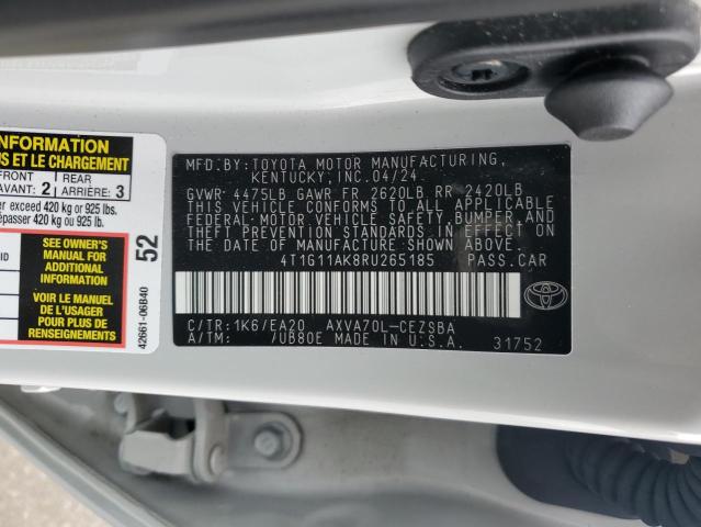 2024 TOYOTA CAMRY SE N - 4T1G11AK8RU265185