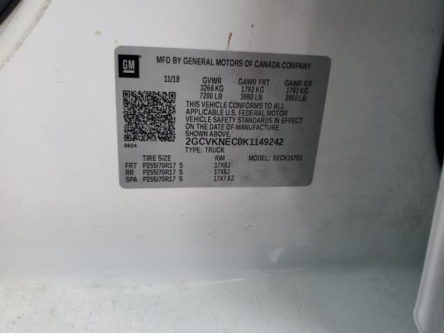 2019 CHEVROLET SILVERADO LD K1500 BASE/LS 2GCVKNEC0K1149242