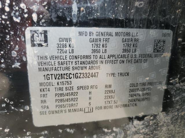 2016 GMC SIERRA K15 #3284037819