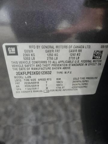2016 GMC TERRAIN SL 2GKFLPE3XG6123632