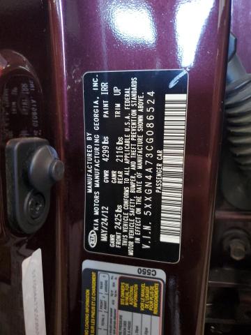 5XXGN4A73CG086524 2012 KIA OPTIMA