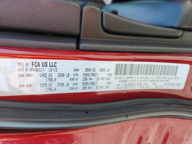2015 JEEP GRAND CHER - 1C4RJEAG9FC174959