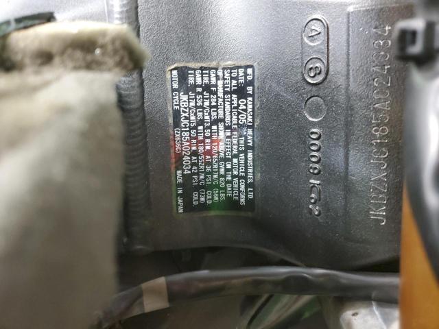 2005 KAWASAKI ZX636 C1 JKBZXJC185A024034