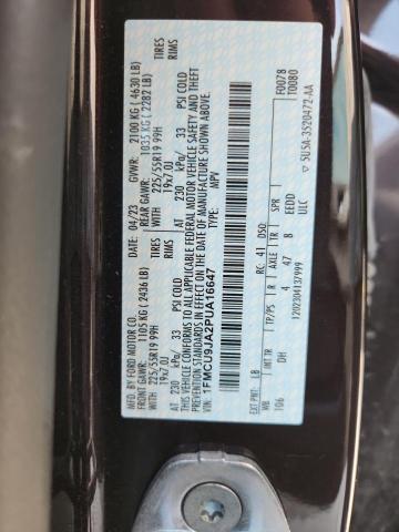 2023 FORD ESCAPE PLA 1FMCU9JA2PUA16647