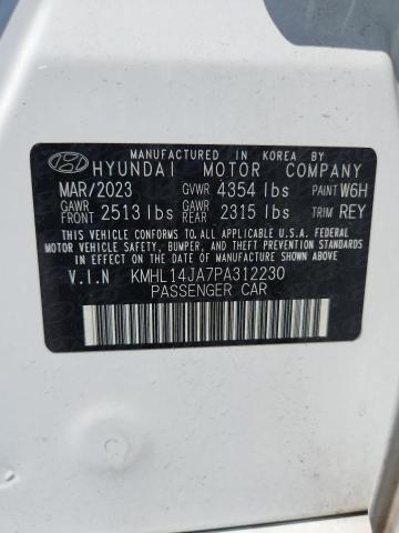 2023 HYUNDAI SONATA SEL KMHL14JA7PA312230