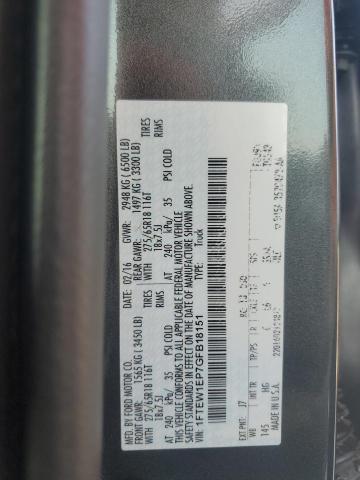 2016 FORD F150 SUPER - 1FTEW1EP7GFB18151