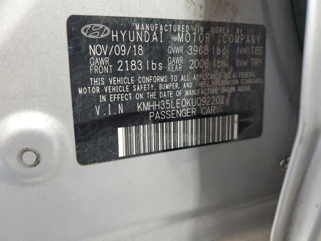 2019 HYUNDAI ELANTRA GT KMHH35LE0KU092202