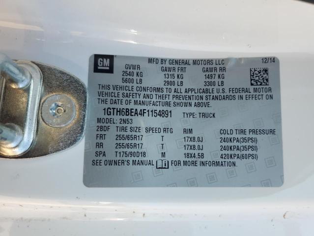 2015 GMC CANYON SLE 1GTH6BEA4F1154891