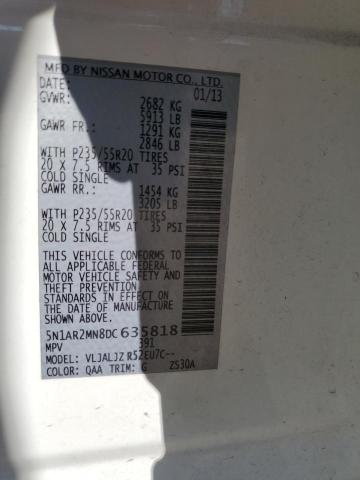 2013 NISSAN PATHFINDER S - 5N1AR2MN8DC635818