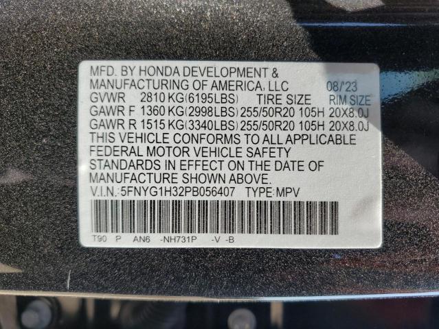 2023 HONDA PILOT SPOR 5FNYG1H32PB056407