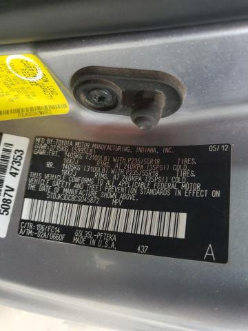 2012 TOYOTA SIENNA LE #3280452221