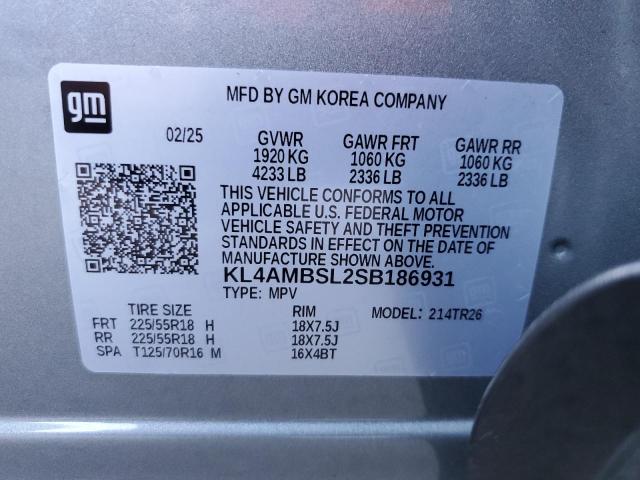 2025 BUICK ENCORE GX KL4AMBSL2SB186931