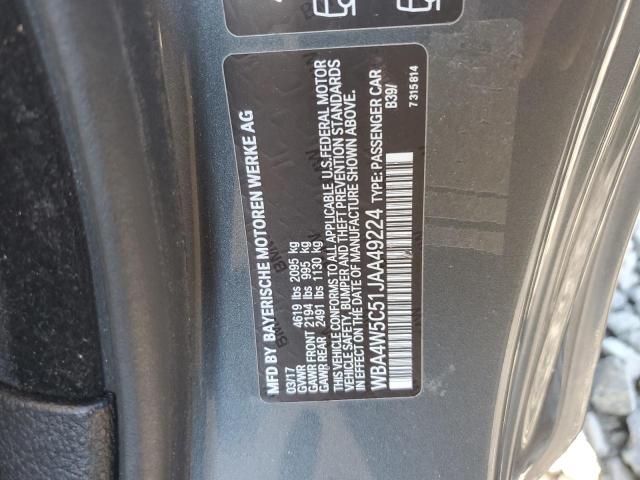 2018 BMW 430XI WBA4W5C51JAA49224