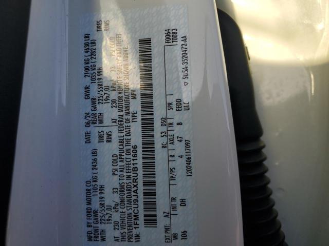 2024 FORD ESCAPE PLATINUM - 1FMCU9JAXRUB11606