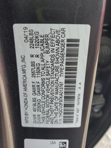 2019 HONDA ACCORD TOU - 1HGCV3F97KA013767