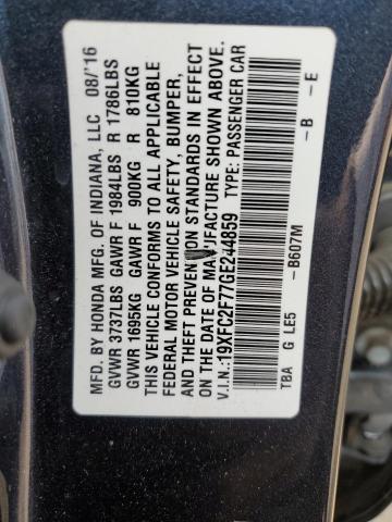 2016 HONDA CIVIC EX - 19XFC2F77GE244859