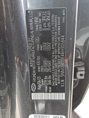 2024 HYUNDAI TUCSON SEL 5NMJBCDE4RH305844