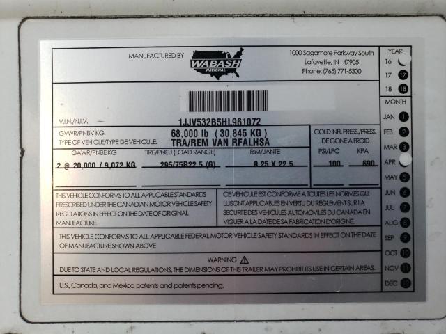 2017 WABASH UNKNOWN #3275715546