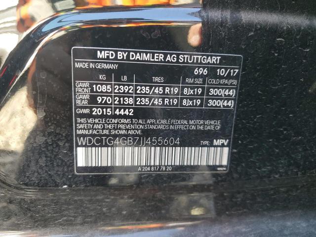2018 MERCEDES-BENZ GLA 250 4M WDCTG4GB7JJ455604