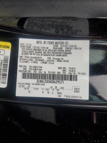 2016 LINCOLN MKZ 3LN6L2JK4GR629571