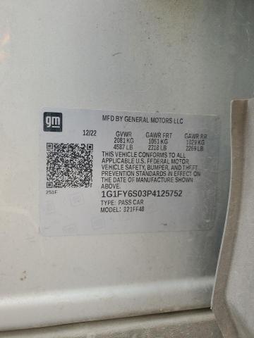 2023 CHEVROLET BOLT EUV LT 1G1FY6S03P4125752