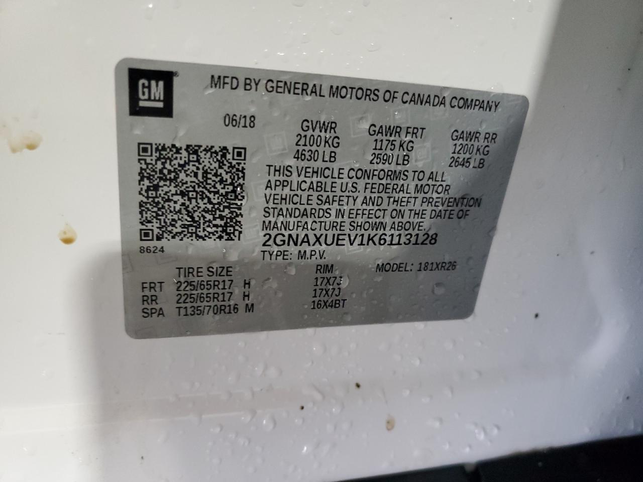 CHEVROLET EQUINOX LT