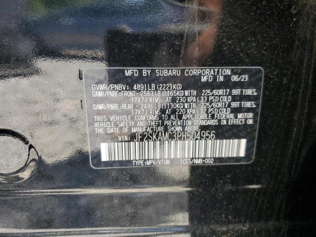 2023 SUBARU FORESTER W JF2SKAMC3PH504956