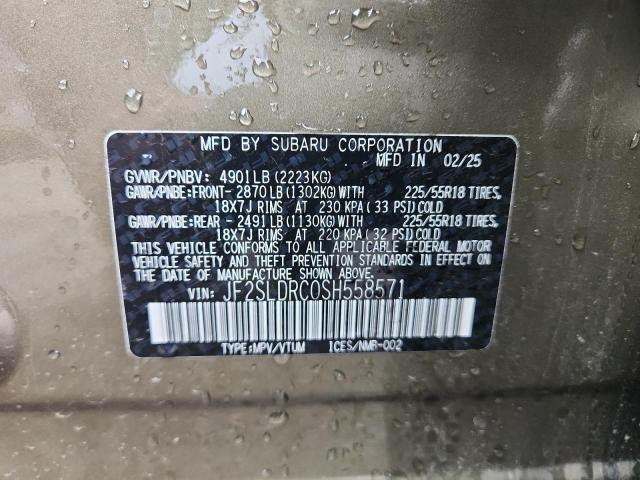 2025 SUBARU FORESTER L JF2SLDRC0SH558571