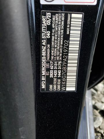 2023 MERCEDES-BENZ S 580 4MAT W1K6G7GB7PA219702