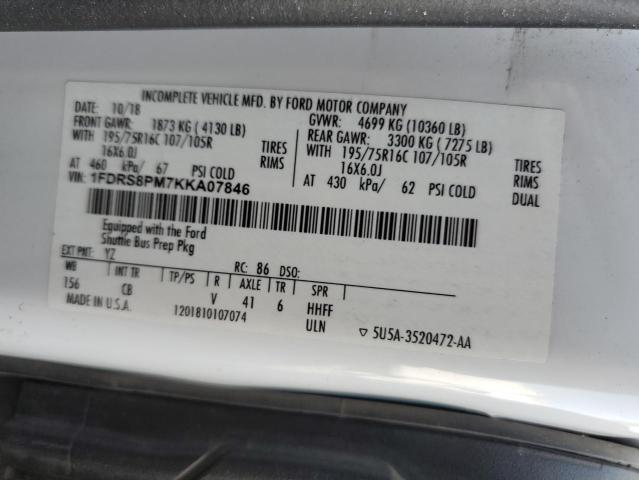 2019 FORD TRANSIT T-350 HD #3268909246