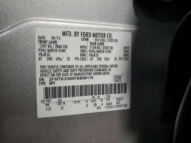 2015 FORD EDGE SE 2FMTK3G95FBB89115