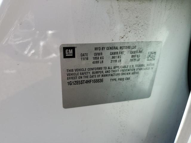 2017 CHEVROLET MALIBU LT 1G1ZE5ST4HF168836