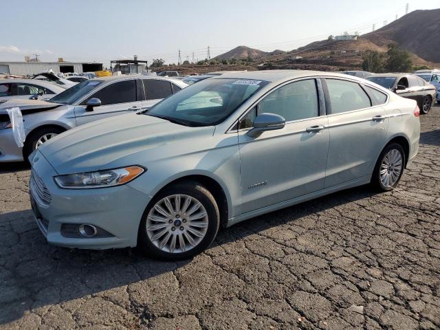 2013 Ford Fusion Se Hybrid turquoise sedan hybrid 3FA6P0LU2DR192621 photo #1